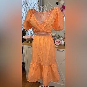 Sim & Sam Midi Dress, Size Small.